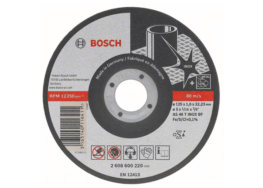 Discos de corte para Inox Bosch